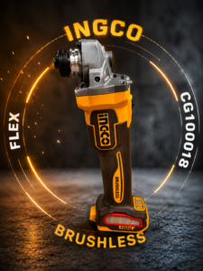 Болгарка аккумуляторная INGCO 20В, 115 мм, Brushless