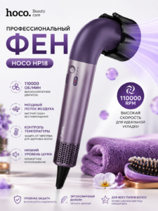 Uscător de păr HOCO HP18 Air Dryer, 110000 RPM