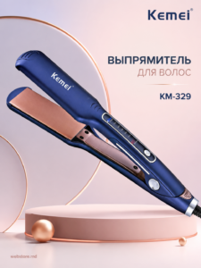 Выпрямитель для волос Kemei KM-329 Professional Hair Straightener