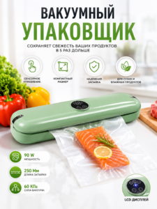 Вакуумный упаковщик KBZ-2905-T, 90 Вт