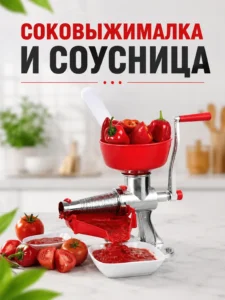 Ручная машинка для протирания томатов и приготовления соусов
