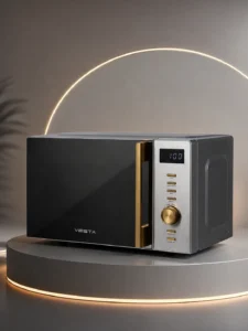 Микроволновая печь VESTA MWOW-E2007/GR, 20 л, 700 Вт, Серебристая