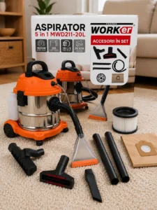 Многофункциональный пылесос 5 в 1 Techno Worker MWD211-20L, 1600 Вт, 20 л