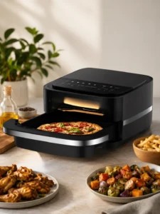 Аэрофритюрница и печь для пиццы Heinner Pizza EasyFry HPAF-B4DC22BK 1800 Вт