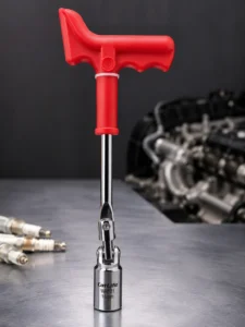 Свечной ключ CarLife WR121, 16 мм, с Т-образной рукояткой и шарнирной головкой