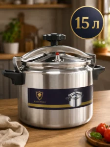 Скороварка из нержавеющей стали Kaisa Villa KV915, 15 л, Ø30 см