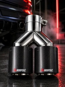Двойная насадка на выхлоп Akrapovič TP-CT/10