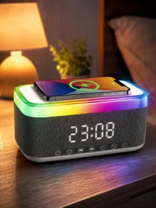 Boxă Bluetooth Multifuncțională KP-559 cu Lampă RGB
