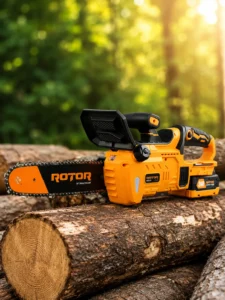 Аккумуляторная цепная пила Rotor RBS1201, 24 В, 3 Ач, бесщёточный двигатель