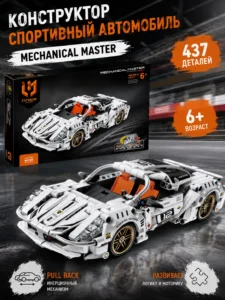 Constructor Motocicletă Sport W12 – Mechanical Master, 437 piese