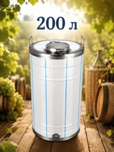 Recipient pentru băuturi din inox 200 L