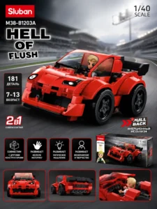 Конструктор спортивный автомобиль Sluban Hell of Flush