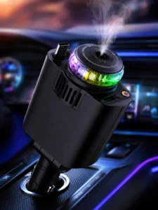 Автомобильное зарядное устройство 5 в 1 Starlight Car Charger с  подсветкой и ароматизатором