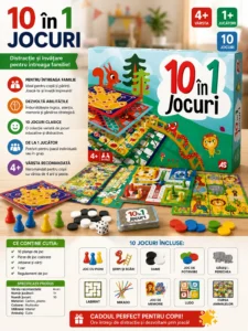Детский развивающий набор игр 10 в 1