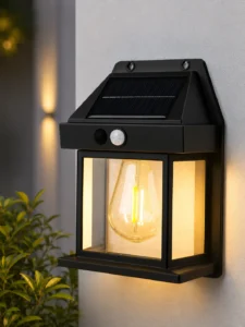 Настенный солнечный LED-светильник с датчиком движения