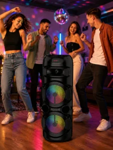 Портативная Bluetooth колонка Sing-e ZQS2801 HiFi Speaker, 8″×2
