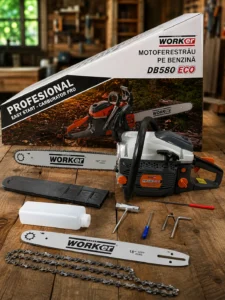 Drujbă pe benzină Techno Worker DB580 ECO, 58 cm³