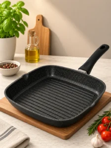 Сковорода-гриль WiSmark S-034, 28 × 28 см, 2.8 л