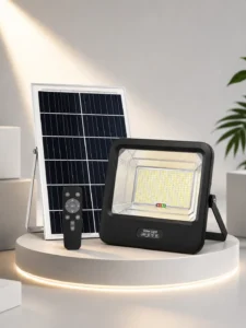 Светодиодный солнечный прожектор Solar Light 200W с солнечной панелью, пультом ДУ