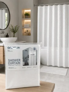 Штора для ванной ONLYSUN Waterproof Treatment 180 × 180 см