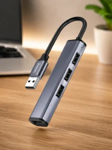 USB-хаб HOCO HB26 4-в-1 USB-A на 4×USB