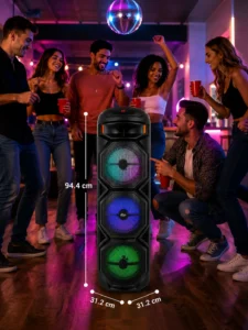 Портативная Bluetooth-колонка Sing-e ZQS8301, 60 Вт (20 Вт×3), 3×8″