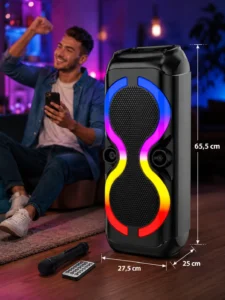 Портативная Bluetooth колонка Sing-e ZQS8230W Super Bass, 40 Вт