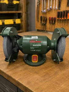 Polizor de banc DWT DS-350 GS, 350 W, 200 mm