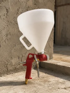 Pistol pneumatic pentru tencuială și textură cu rezervor FR-300