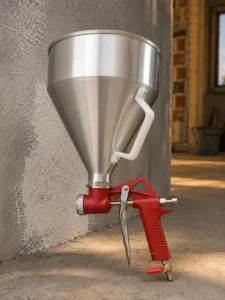 Pistol pneumatic pentru tencuială și textură cu rezervor FR-300