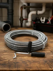Spirală metalică pentru desfundat și curățat țevi
