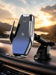 Suport auto cu încărcare wireless HOCO 15W
