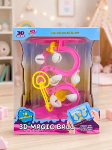 Labirint 3D cu bilă pentru copii 3D Magic Ball