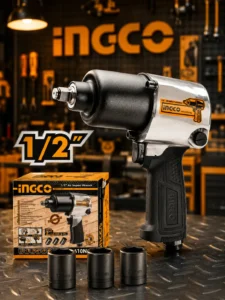 Cheie pneumatică de impact INGCO 1/2″, 610 Nm
