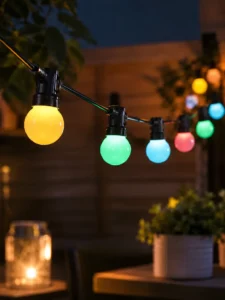 Ghirlandă luminoasă exterior G50, 5 m, 10 becuri LED