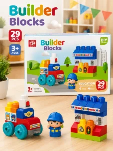 Детский конструктор Builder Blocks «Полиция»