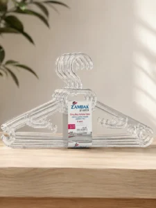 Set umerașe transparente Zambak Plastik ZP11, 6 bucăți