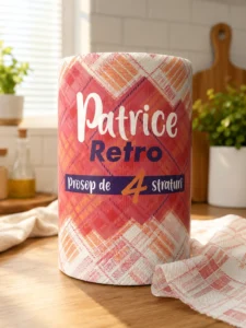 Бумажные кухонные полотенца Patrice Retro, 4 слоя 100 листов