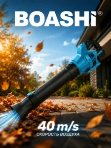 Аккумуляторная воздуходувка BOASHI BS-71054, 410 Вт