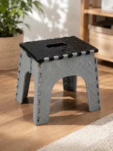 Scăunel pliabil din plastic Follow Me Small Folding Stool Natural