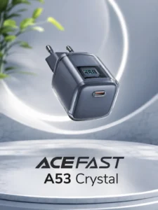 Сетевое зарядное устройство ACEFAST A53 Crystal PD 30W USB Type-C