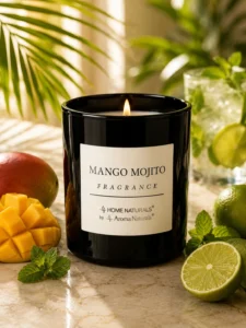 Lumânare parfumată Home Naturals Mango Mojito, 35 h