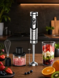 Set blender vertical Hoffmans HM-8047 5 în 1, 1000 W