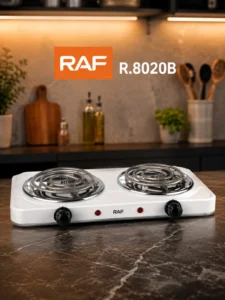 Plită electrică dublă RAF R.8020B, 2000 W