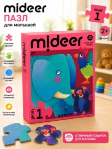 Puzzle educativ MiDeer Level Up! – Animale, Nivel 1