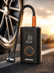 Беспроводной автомобильный компрессор WOKIN 734080, 40 Вт, 7.4 В, 150 PSI