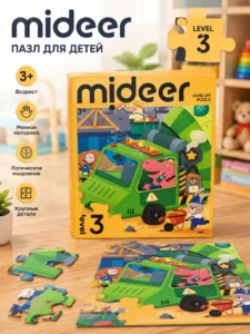 Puzzle educativ MiDeer Level Up! – Transport Urban, Nivel 3