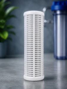 Cartuș filtrant Hydro Systems din sită de nylon 10″, 60 microni, lavabil