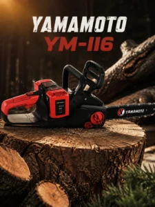 Ferăstrău cu lanț pe acumulator Yamamoto YM.116, 20V, 4Ah, 35 cm