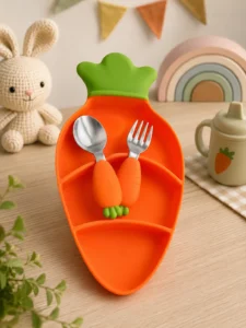 Набор детской посуды Casa Masa Baby Carrot, 3 предмета